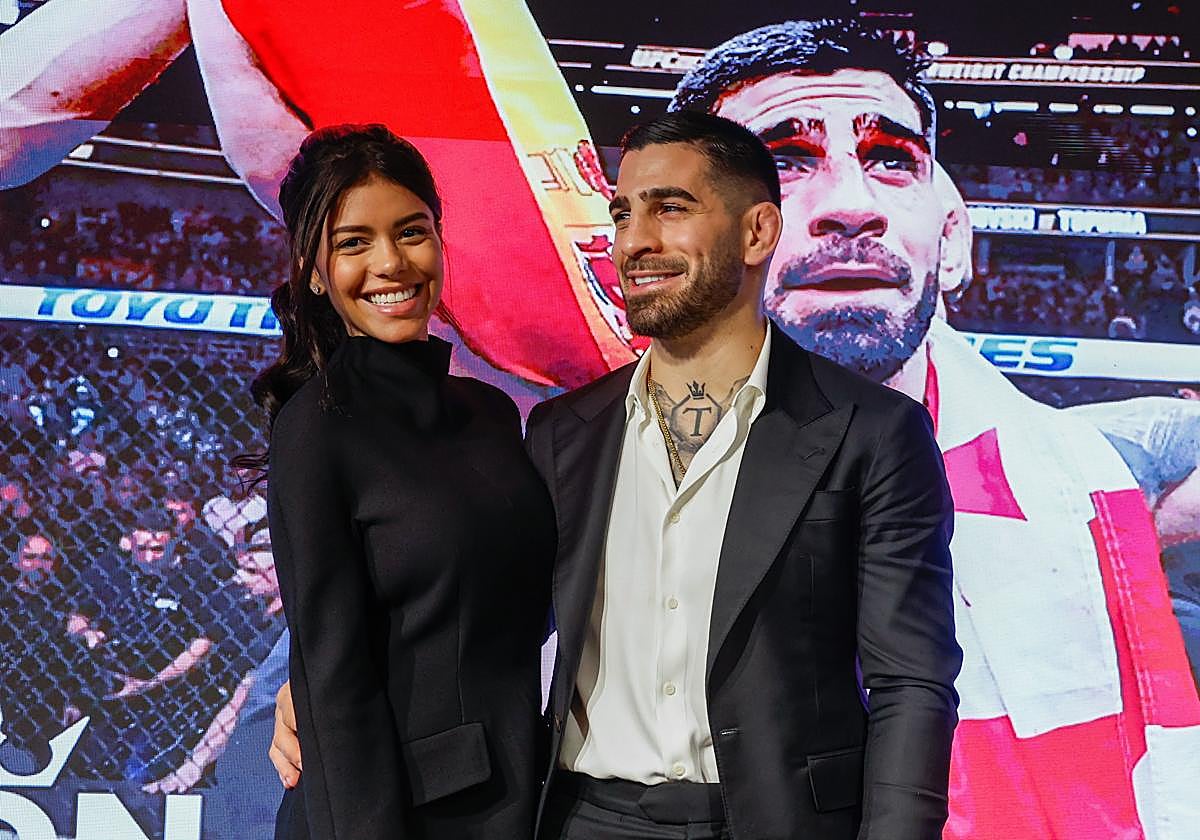 Quién es Giorgina Uzcategui, la novia empresaria de Ilia Topuria con la que  va a tener una hija