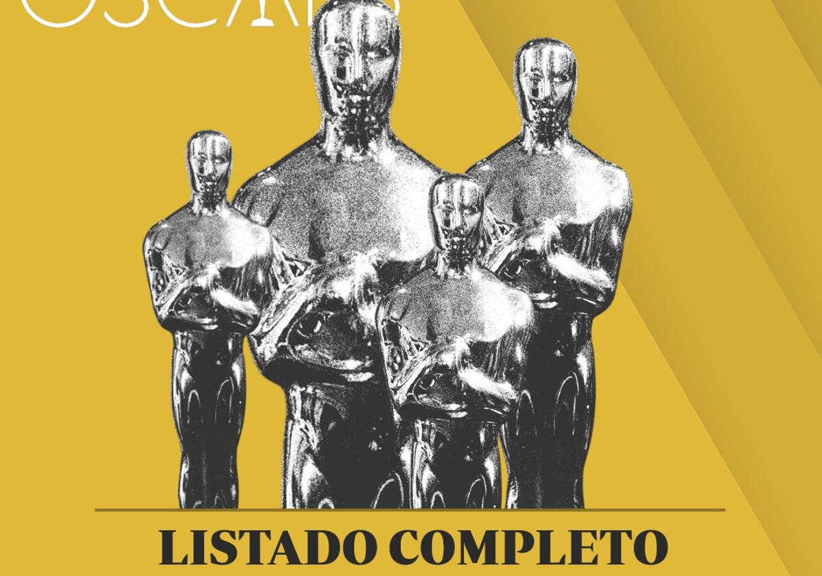 anadores Premios Oscar 2024: lista completa de premiados por categoría