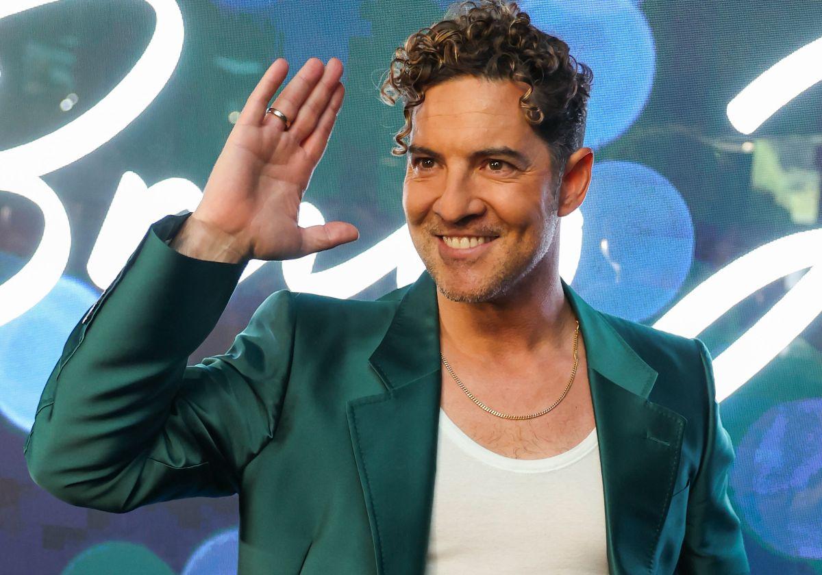 El cantante David Bisbal durante la presentación de su nuevo disco