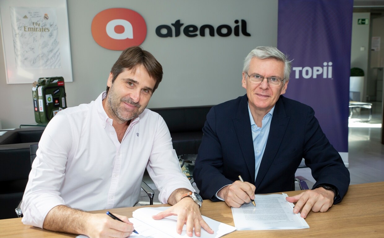 Atenoil and Topii sign an agreement to provide the cash withdrawal and payment service at all its gas stations
