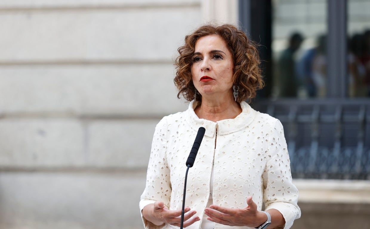 María Jesús Montero, esta semana en el Congreso