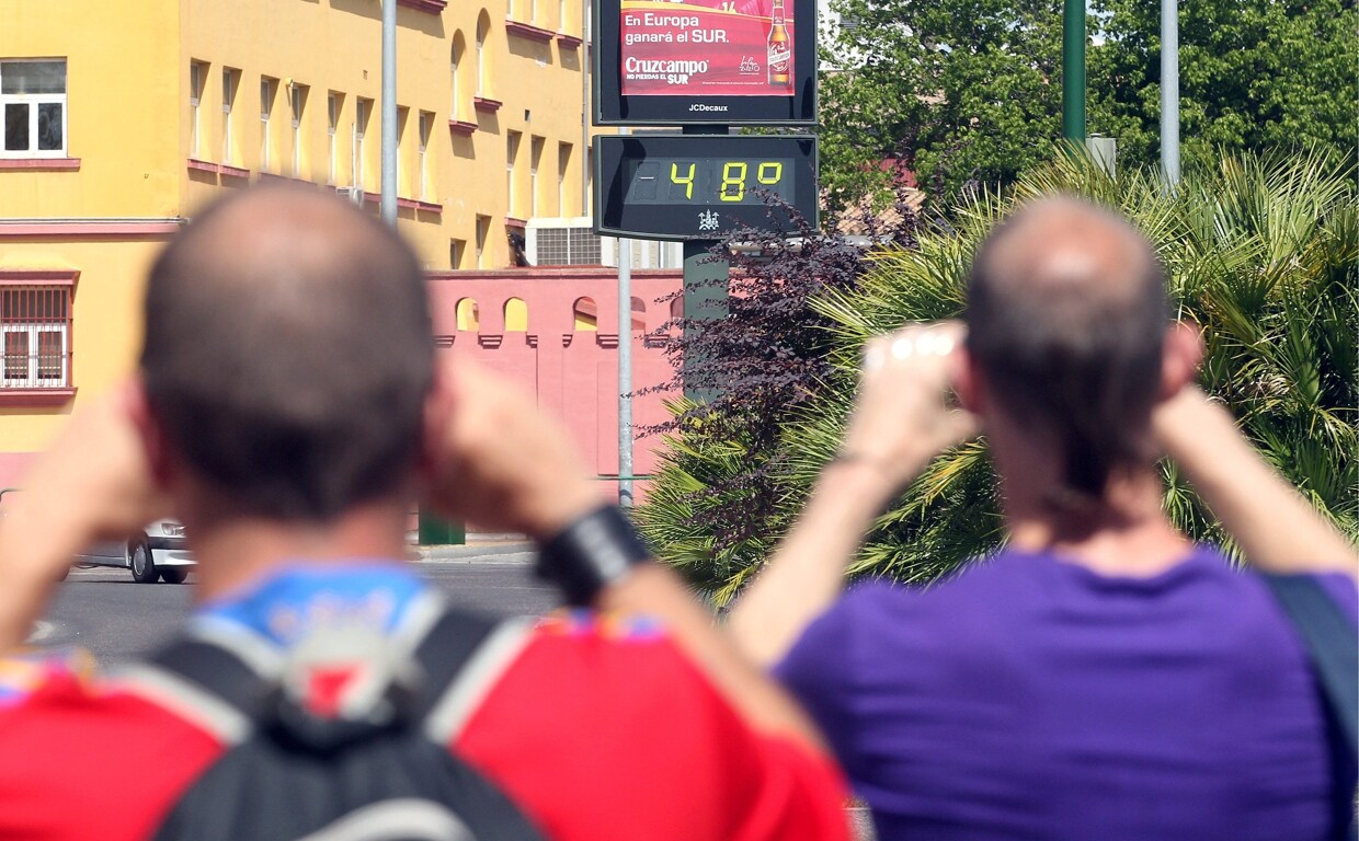 Un termómetro de Córdoba marca 48 grados durante la ola de calor