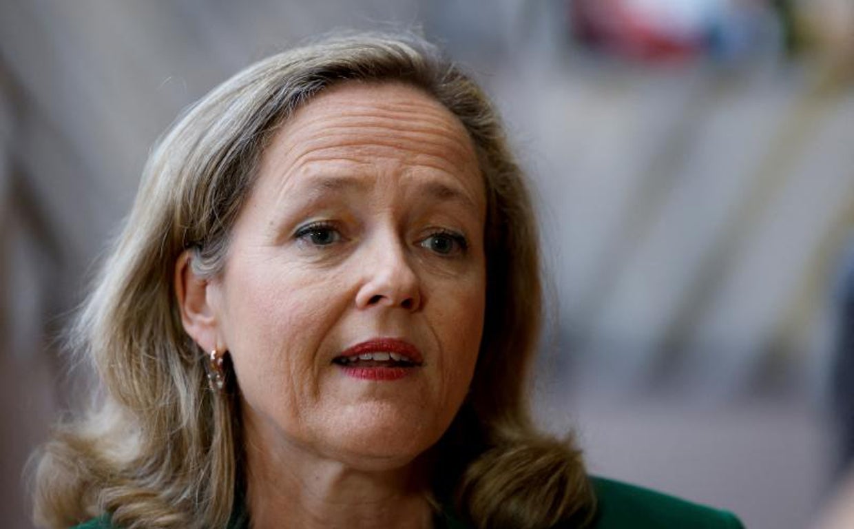 La vicepresidenta primera del Gobierno, Nadia Calviño