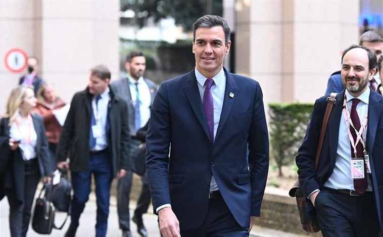 El presidente del Gobierno, Pedro Sánchez