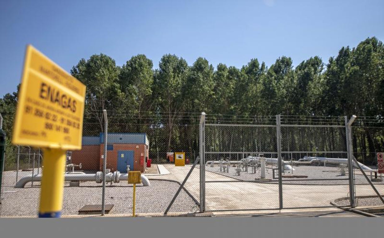 Gasoducto en Hostalric