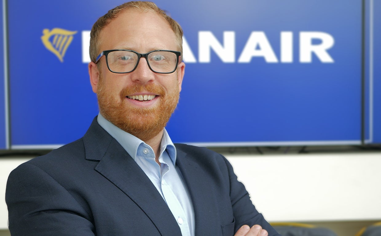 El director de recursos humanos de Ryanair, Darrell Hughes