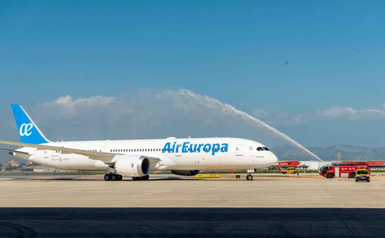 Avión de la aerolínea Air Europa