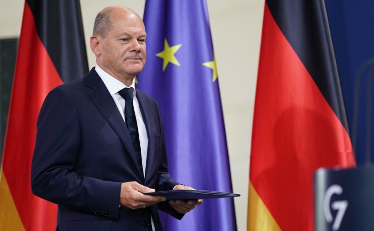 El canciller alemán Olaf Scholz