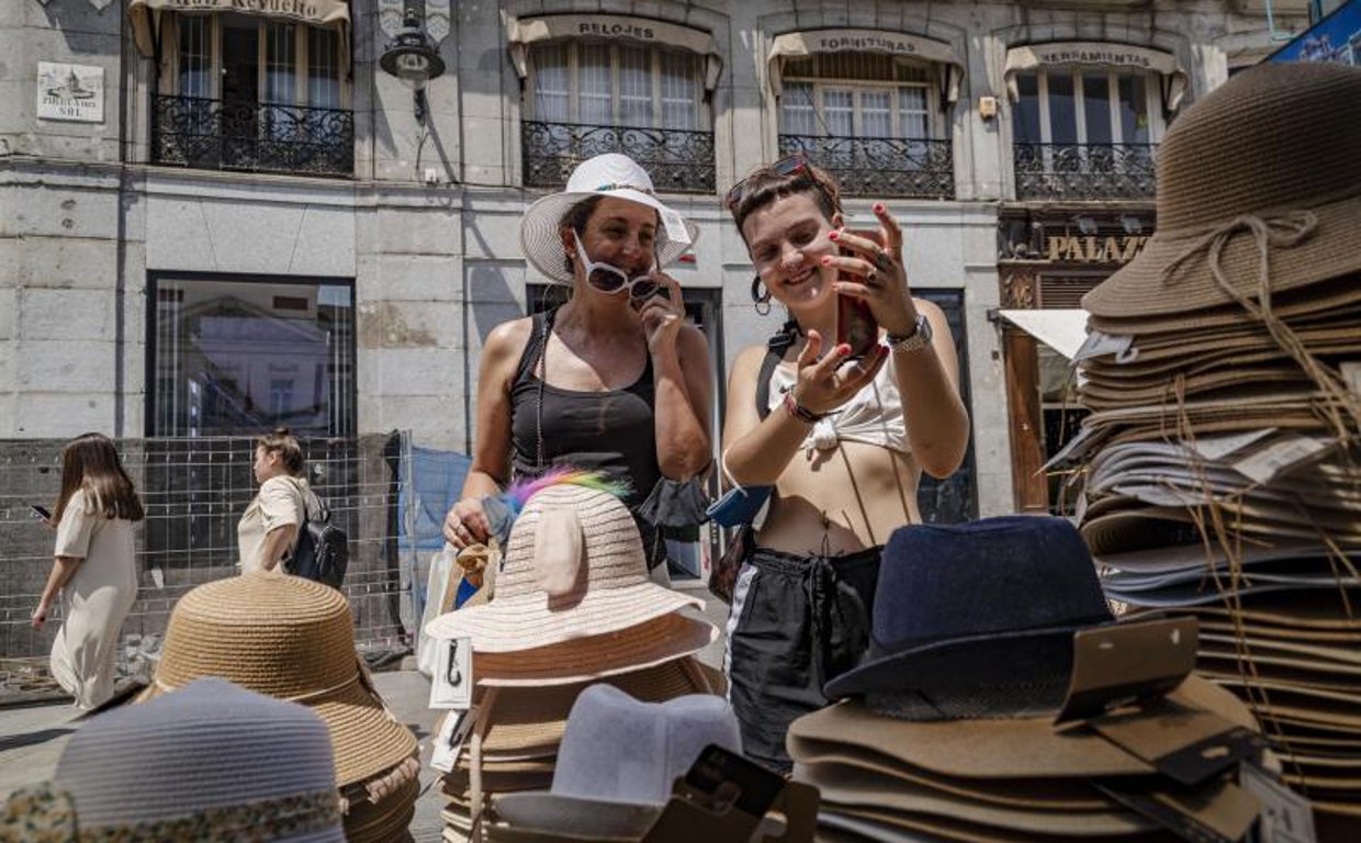 Turistas en el centro de Madrid