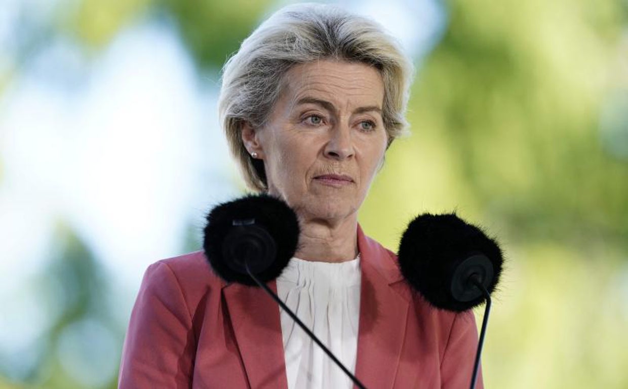 La presidenta de la Comisión Europea, Ursula von der Leyen