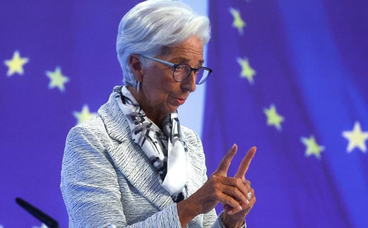 Christine Lagarde, presidenta del BCE