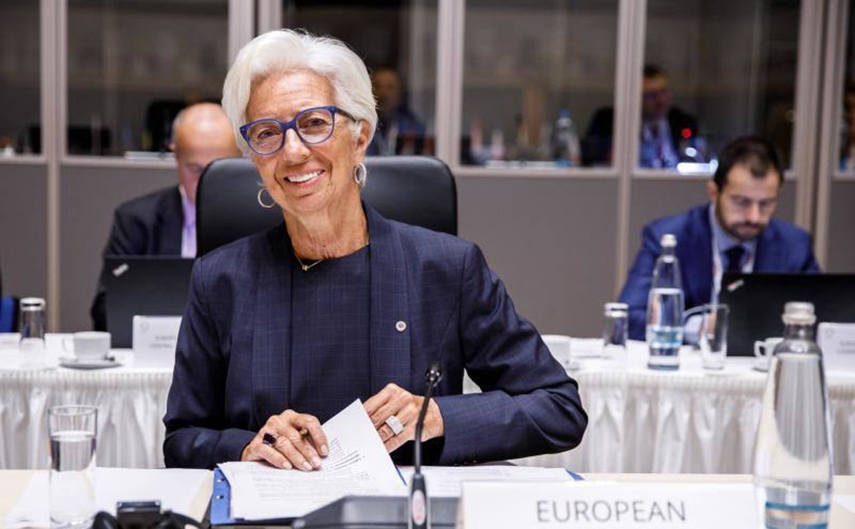 La presidenta del BCE, Christine Lagarde