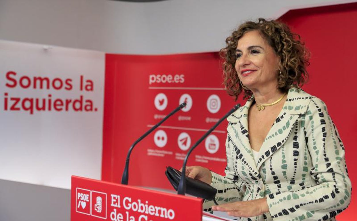 La ministra de Hacienda, María Jesús Montero