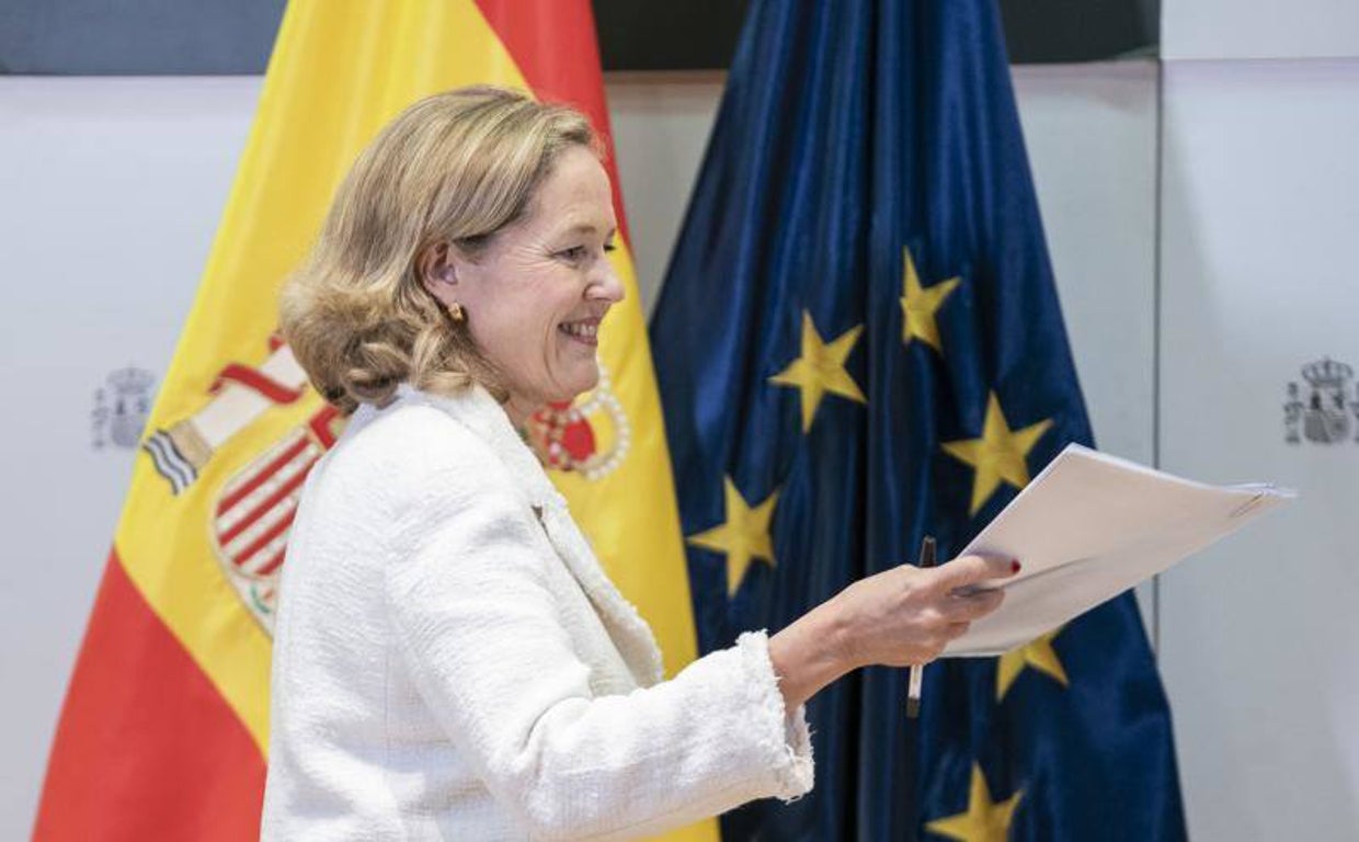 La vicepresidenta y ministra de Asuntos Económicos, Nadia Calviño