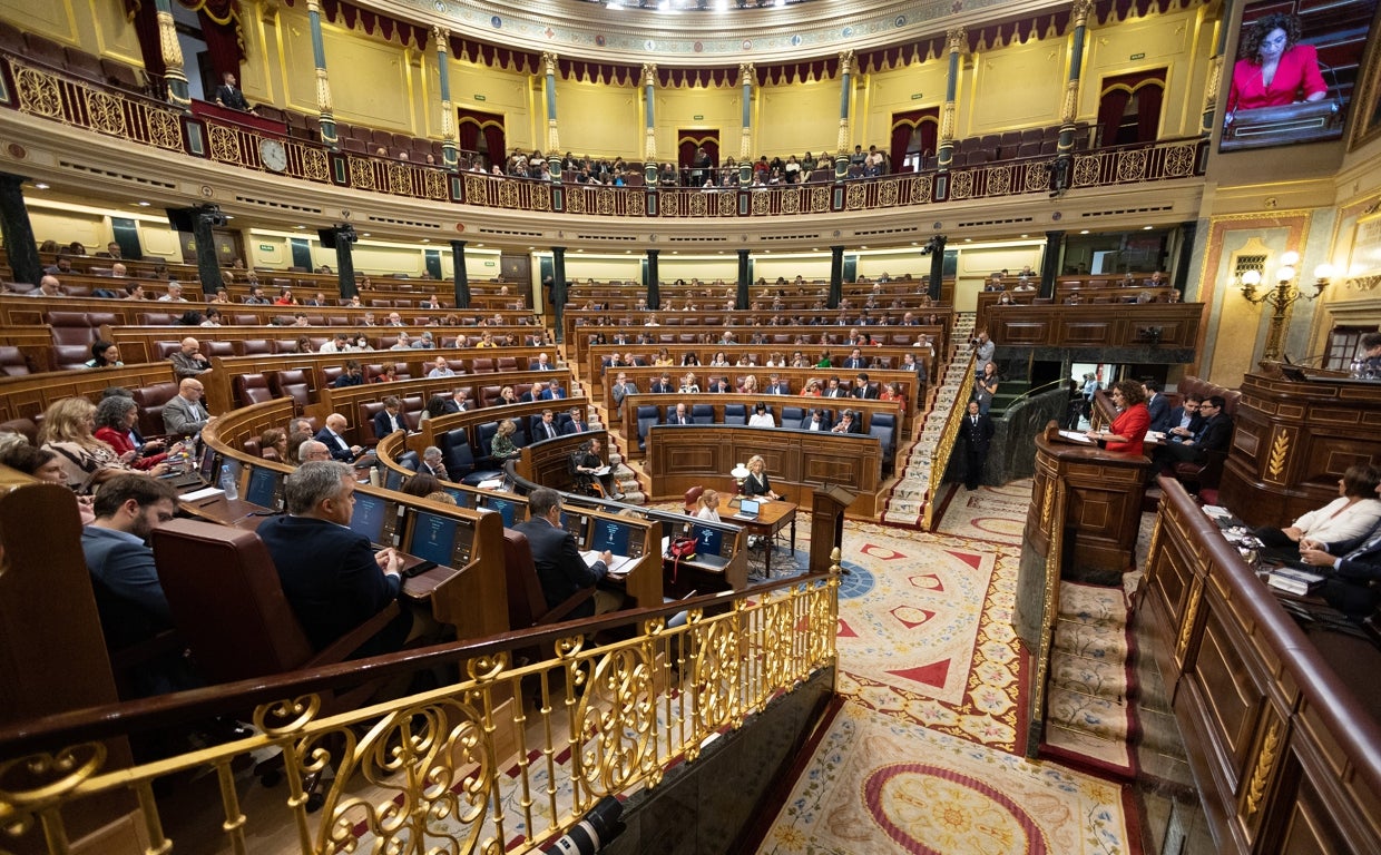 Vista general del Congreso de los Diputados