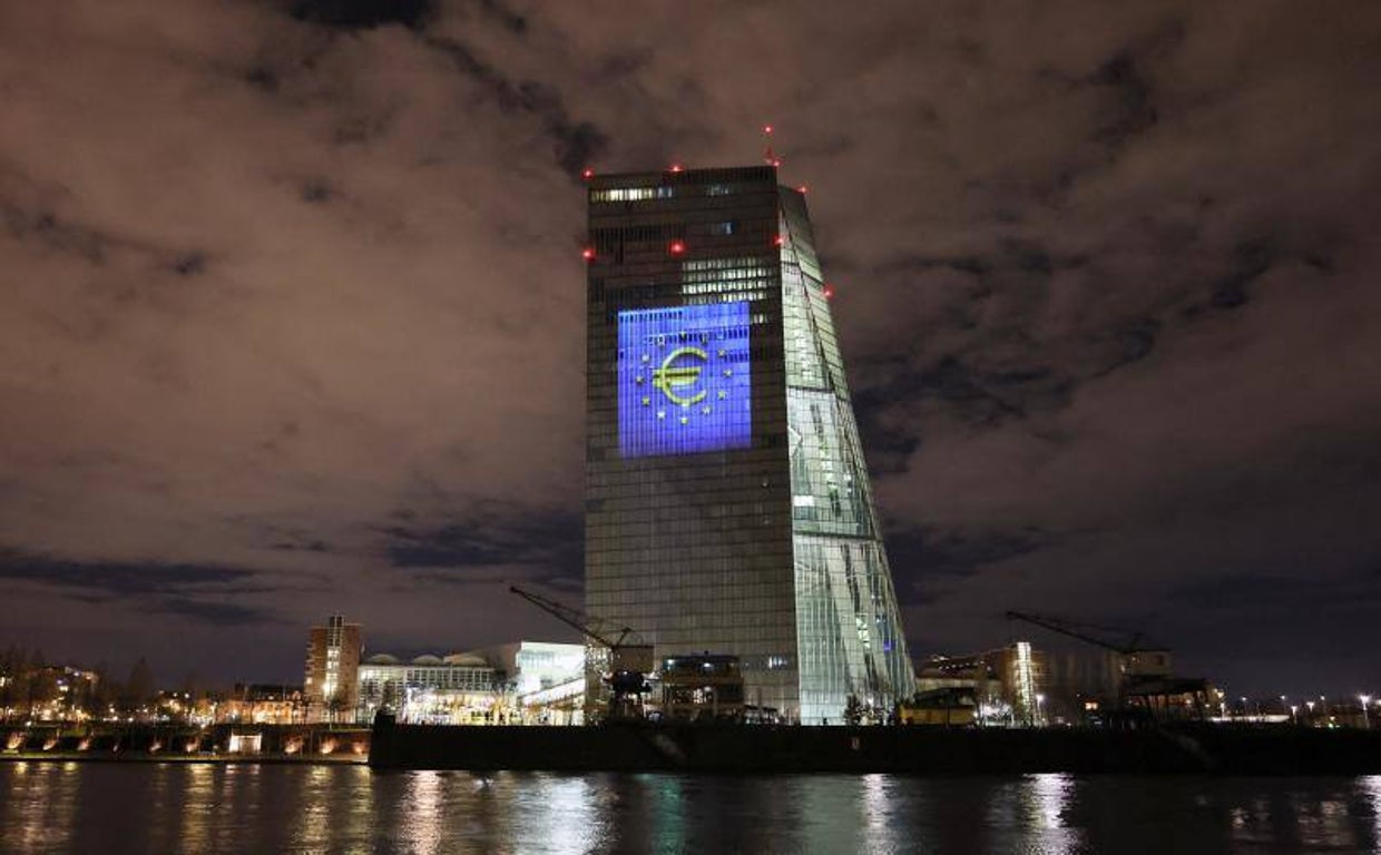 Sede del Banco Central Europeo en Frankfurt, Alemania