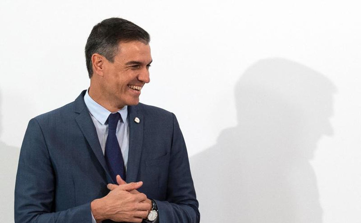 Pedro Sánchez, presidente del Gobierno, durante su visita a Portugal