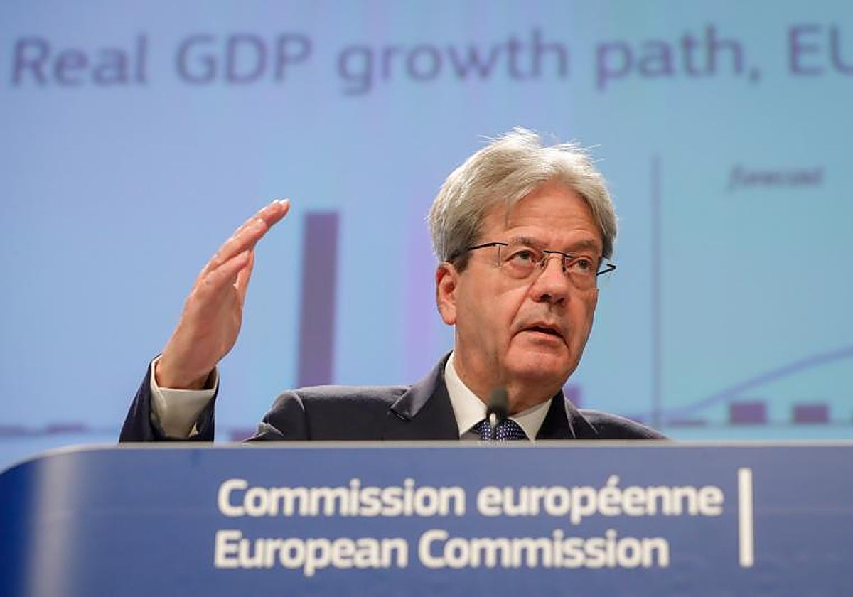 El comisario de Economía de la Comisión Europea, Paolo Gentiloni