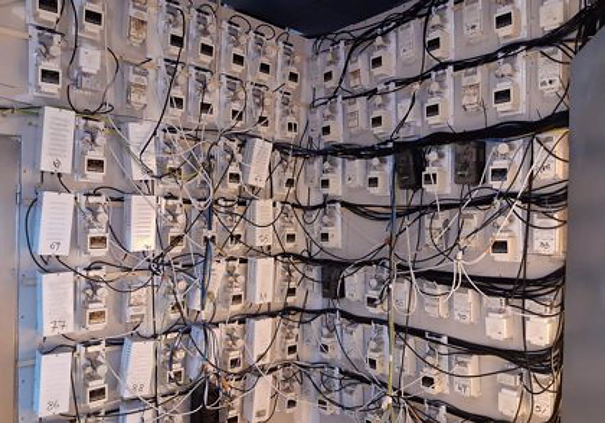 Instalación fraudulenta de una plantación de marihuana