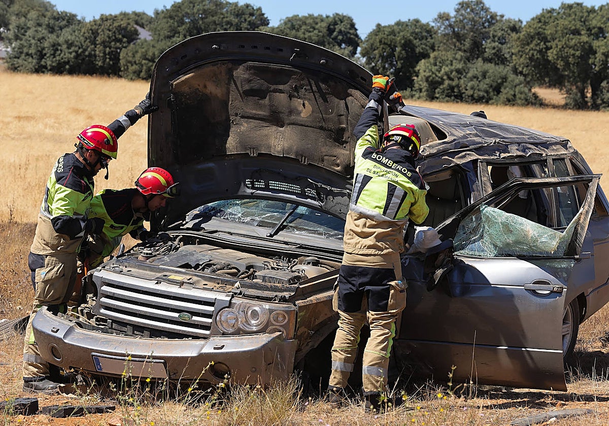Un accidente de tráfico en Salamanca
