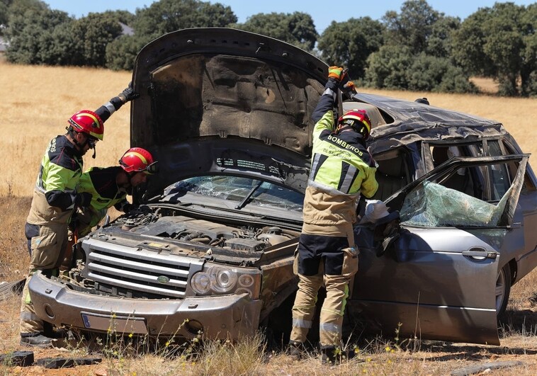 Traffic accident in Salamanca