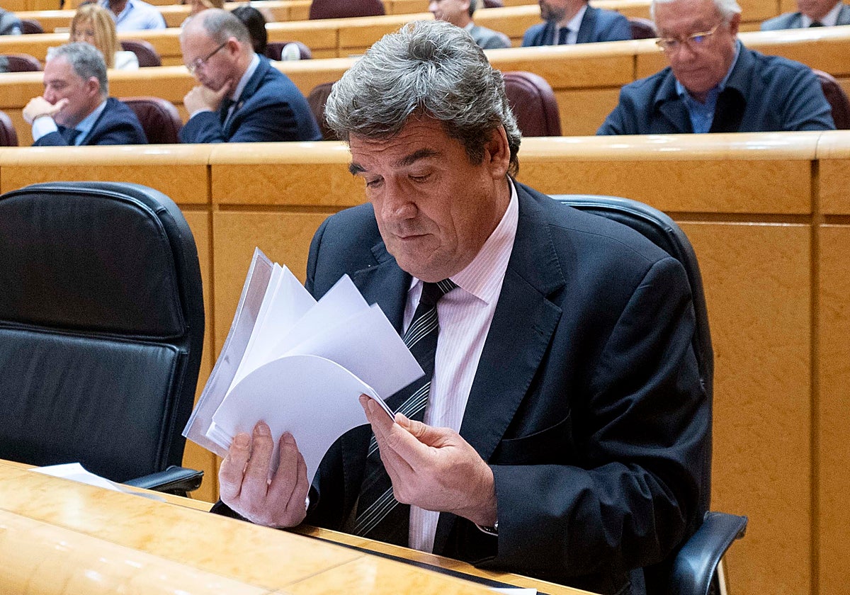 El ministro de Inclusión, Seguridad Social y Migraciones, José Luis Escrivá