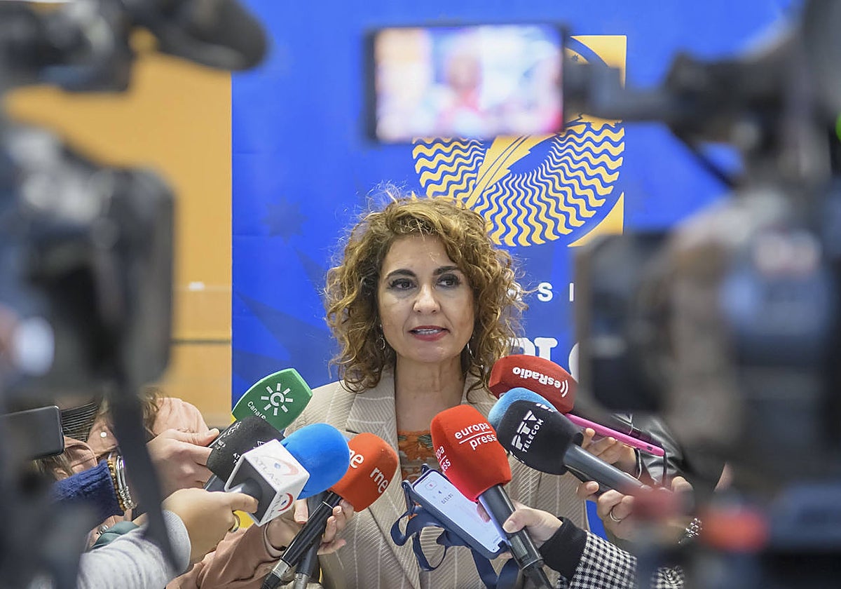 María Jesús Montero, ministra de Hacienda