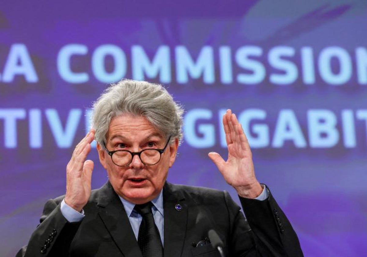 El comisario Thierry Breton, al presentar la iniciativa