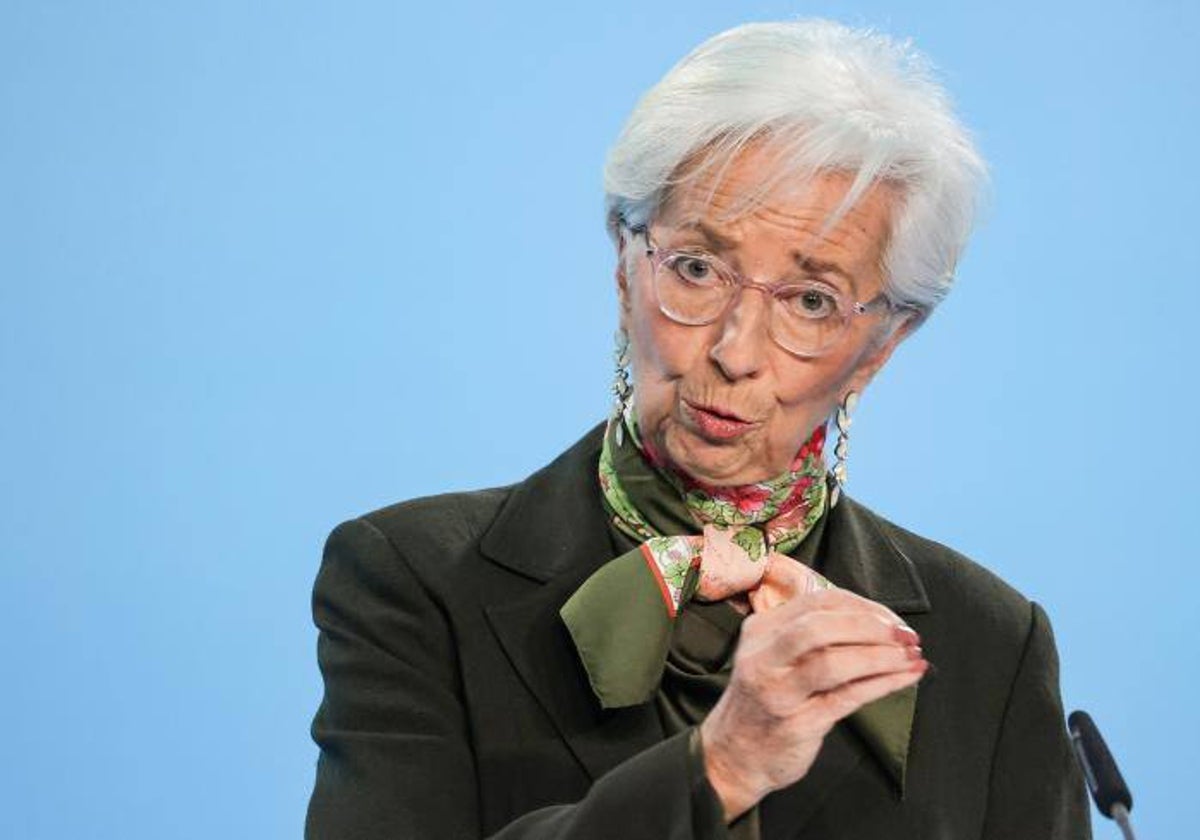 La presidenta del BCE, Christine Lagarde