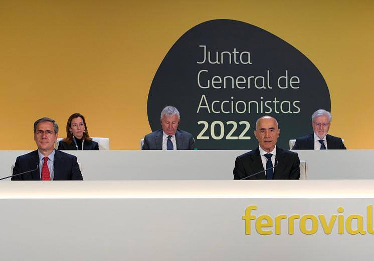Junta general de accionistas de Ferrovial en 2022