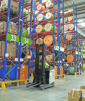 Secondary Image 2 - Machinery used for loading and unloading, forklifts, pallet trucks... is electric.  In addition, automated racking and robots are integrated in the preparation of orders and placing them on pallets