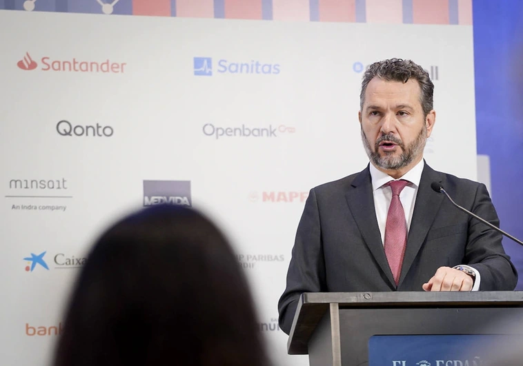 Rodrigo Buenaventura, President of CNMV, at the opening session of the second day of the Third Financial Observatory, held this morning at the initiative of El Español and Invertia