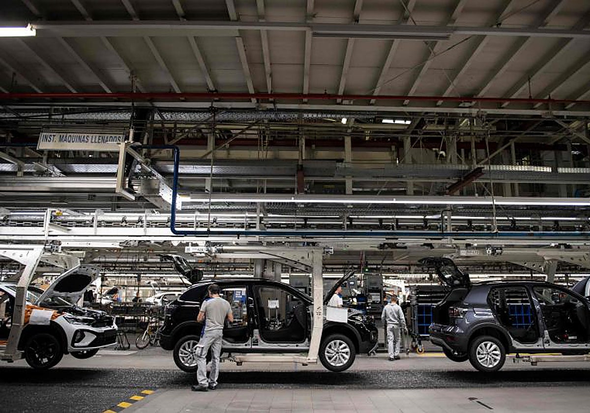 Una imagen de la planta de VW en Navarra