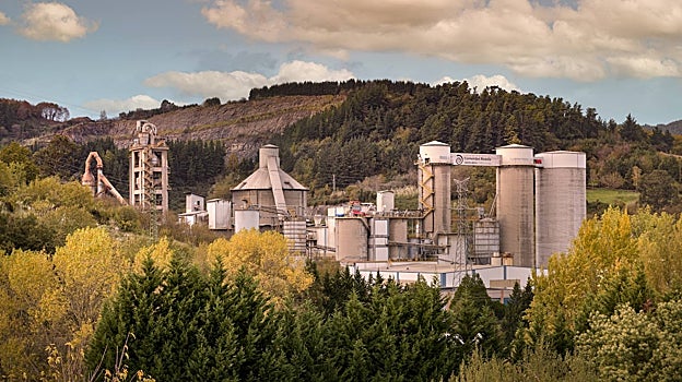 Fábrica de Arrigorriaga (Vizcaya) de la empresa Cementos Rezola (Heidelberg Materials)