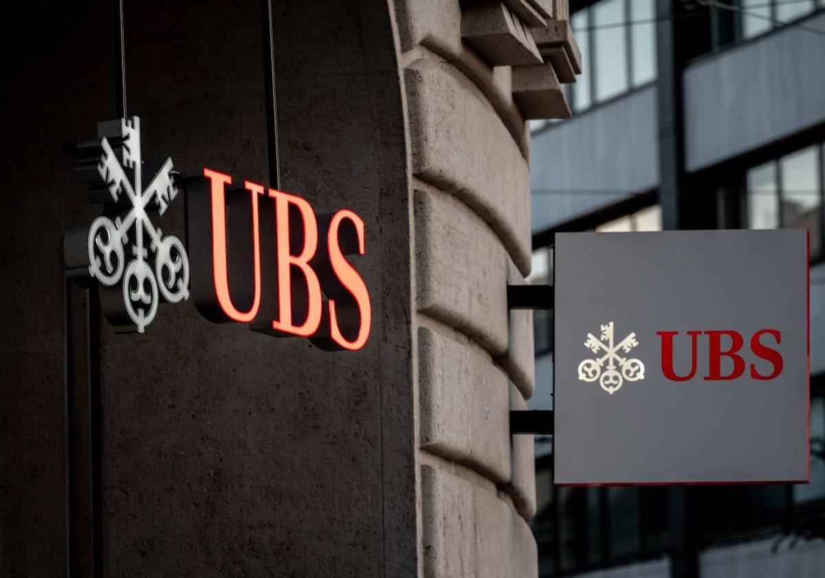 El logo de UBS