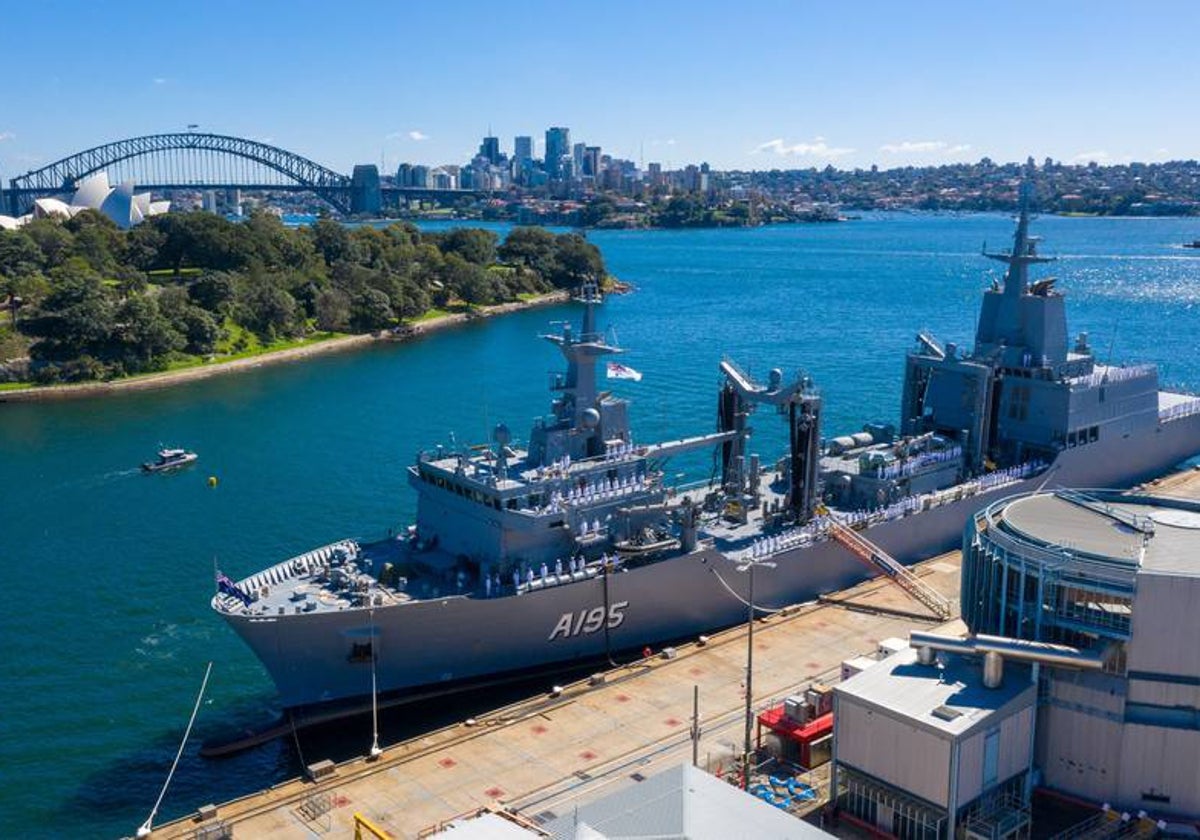 Buque entregado por Navantia a la Armada australiana