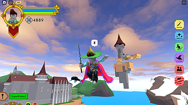 En Magic School, juego desarrollado por la startup Minicoders, los niños se ponen en la piel de un aprendiz de magia para explorar un metaverso repleto de experiencias