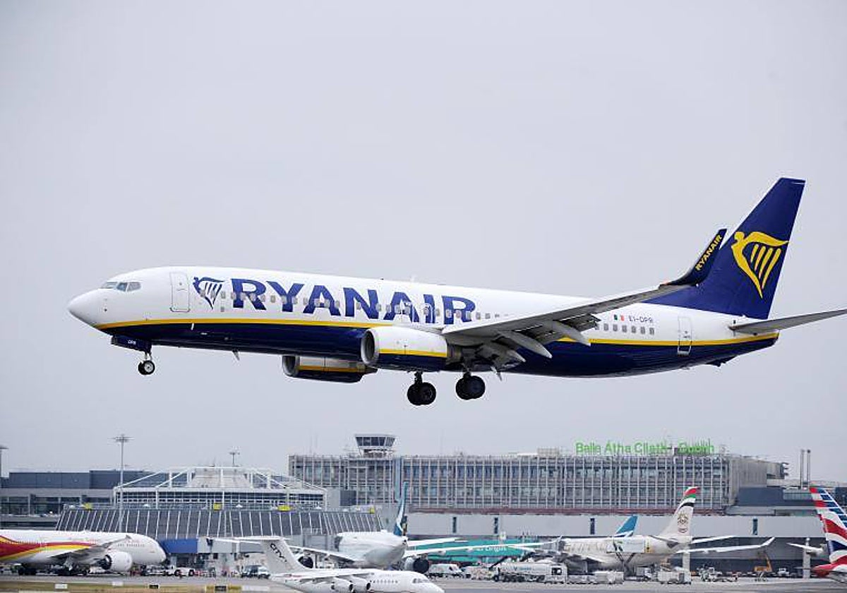 Avión de Ryanair