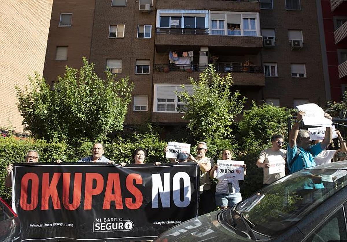 Imagen de archivo de un deshaucio en Fuenlabrada, Madrid