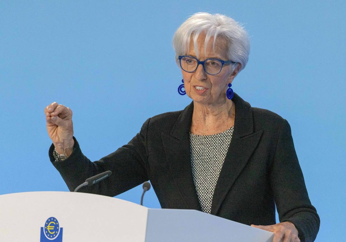 Christine Lagarde, presidenta del BCE