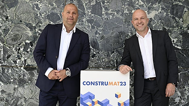 Xavier Vilajoana y Roger Bou, presidente de y director de Construmat