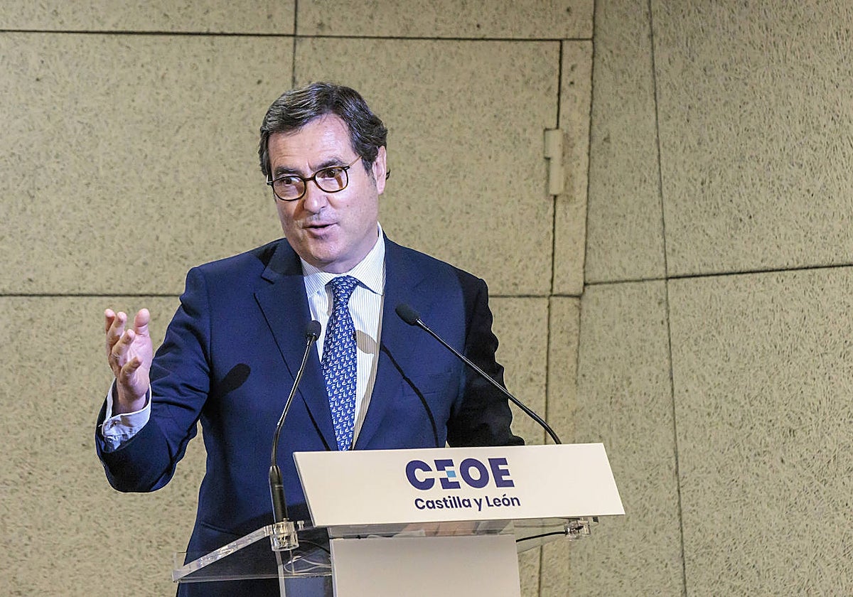 El presidente de la CEOE, Antonio Garamendi, en una imagen de archivo