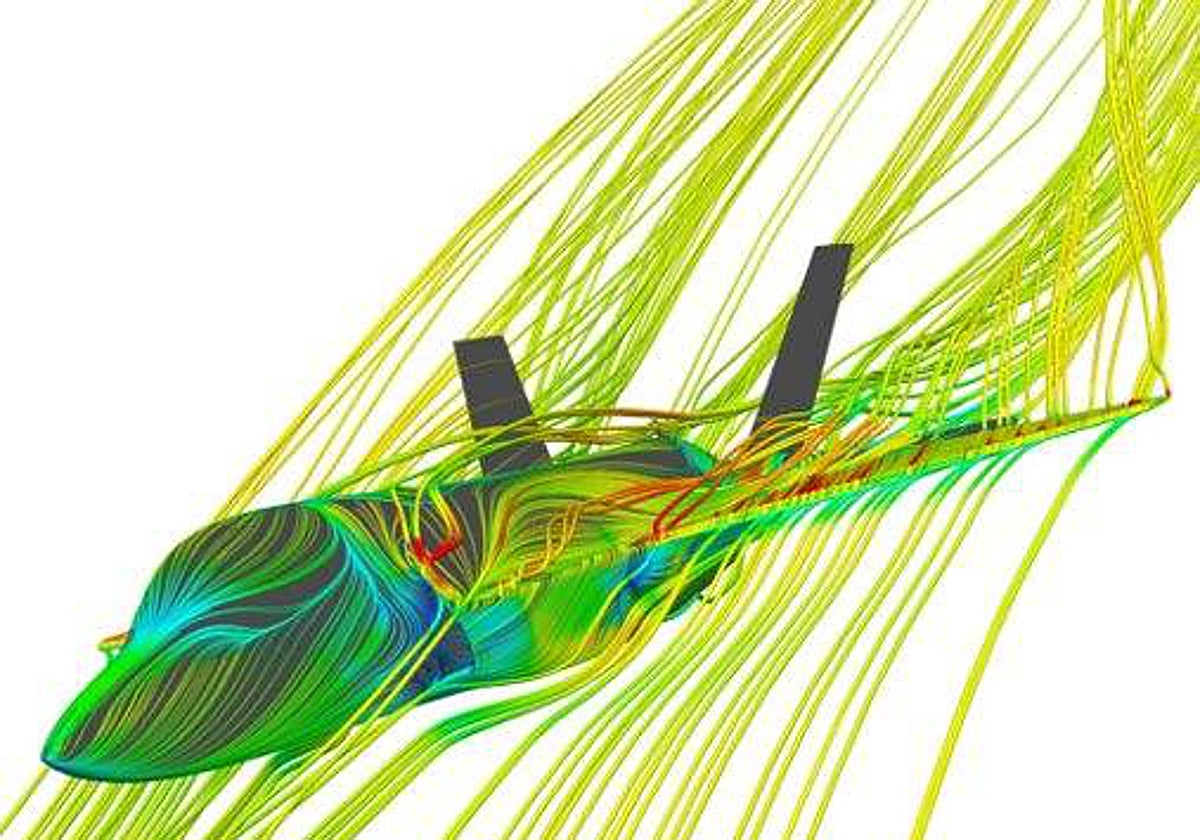 Modelo de simulación de Ansys