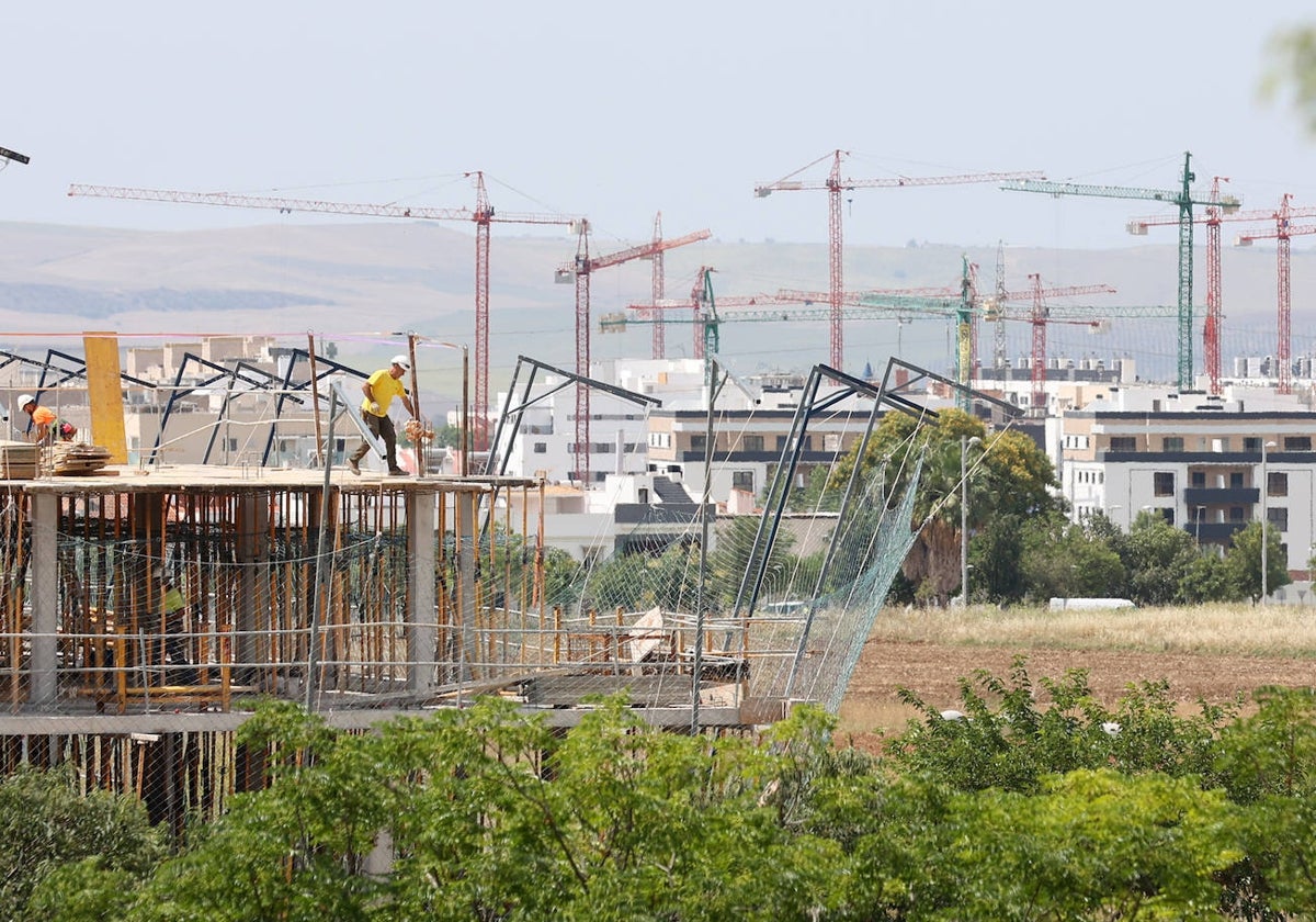 Edificios en construcción en Córdoba