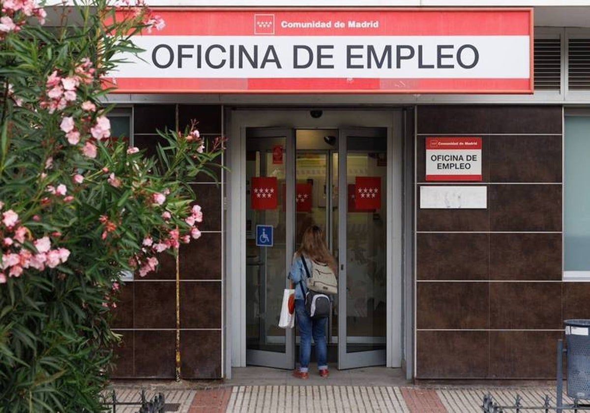Una oficina de Empleo en Madrid