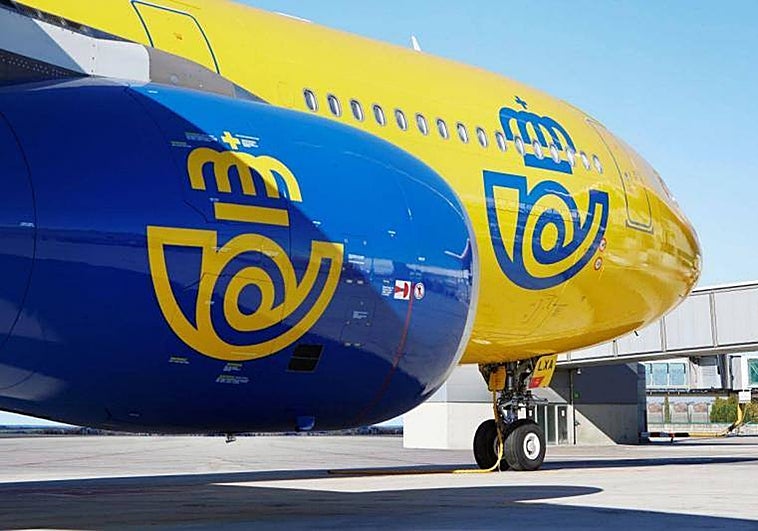 El Milana Bonita, avión de Correos llega para operar la ruta Madrid-Hong Kong