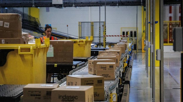 La mercancía llega a las cajas del proveedor