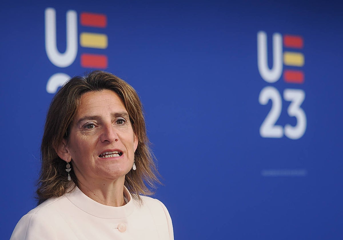 La vicepresidenta tercera y ministra de Transición Ecológica,Teresa Ribera