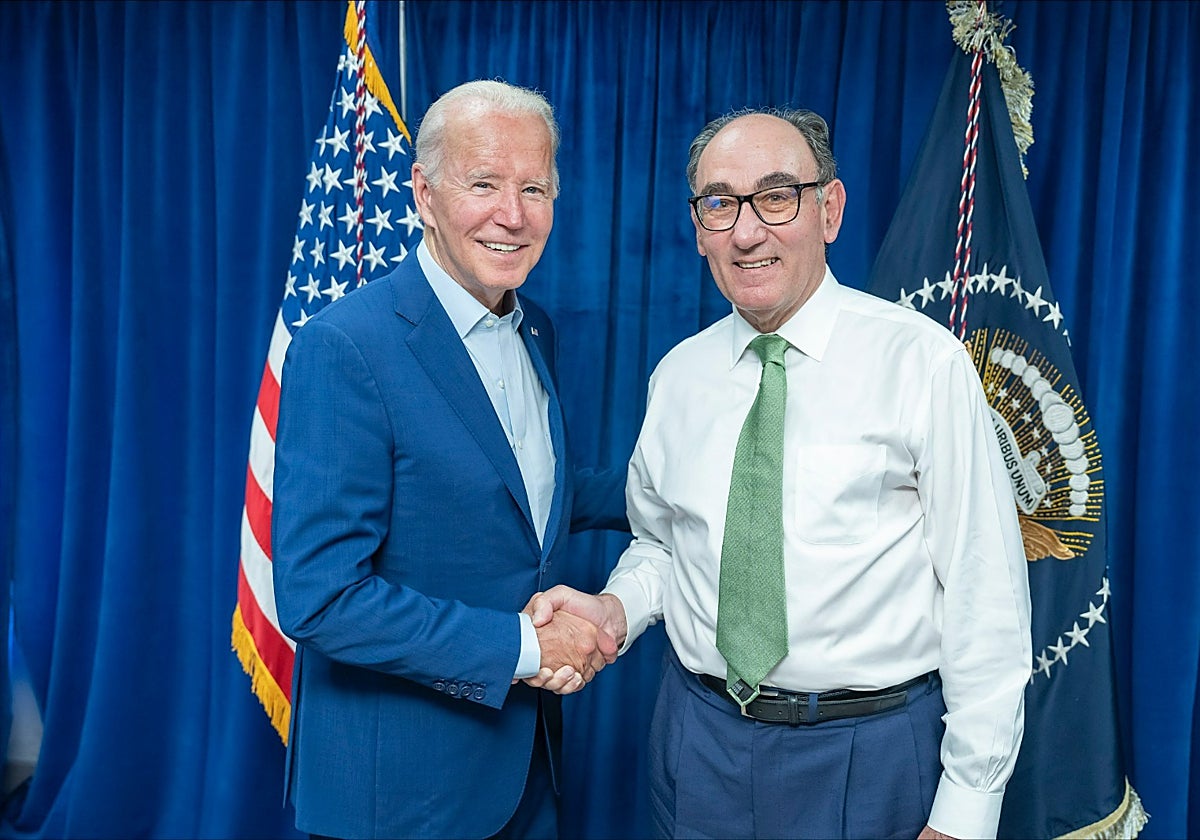 Biden y Galán en un reciente encuentro