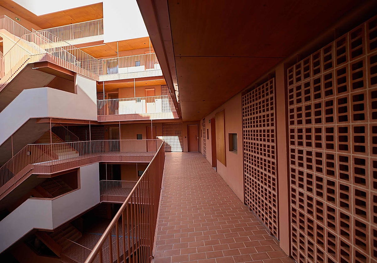 Vivienda en construcción en el barrio de Vallecas, Madrid